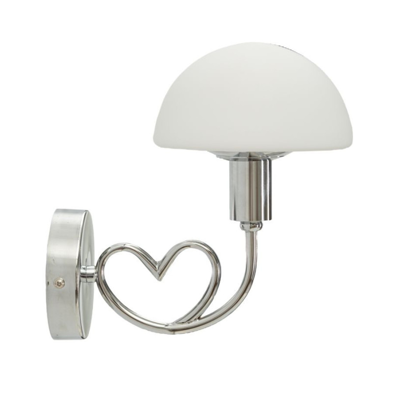 Lampadelle A Da Muro Lovy Silver cm 23x15x22