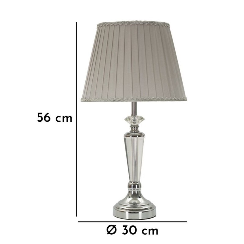 Lampadelle A Da Tavolo Silvery cm ø 30x56