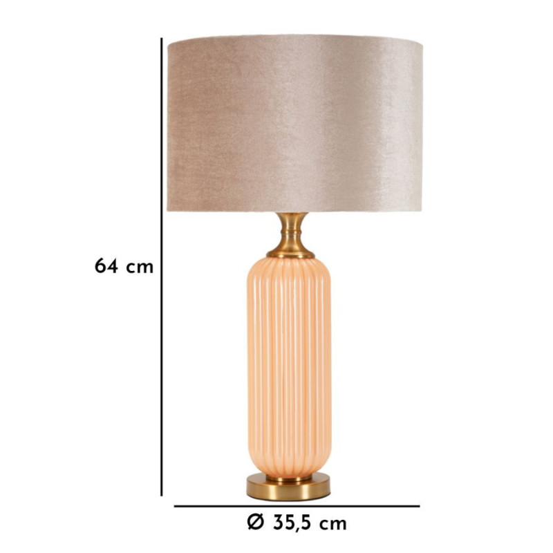Lampadelle A Da Tavolo Perly -c- cm ø 35,5x64