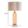 Lampadelle A Da Tavolo Perly -c- cm ø 35,5x64