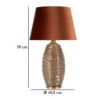 Lampadelle A Da Tavolo Praga -b- cm ø 45,5x79