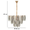 Lampadelle Ario Leafy cm ø 60x40-87