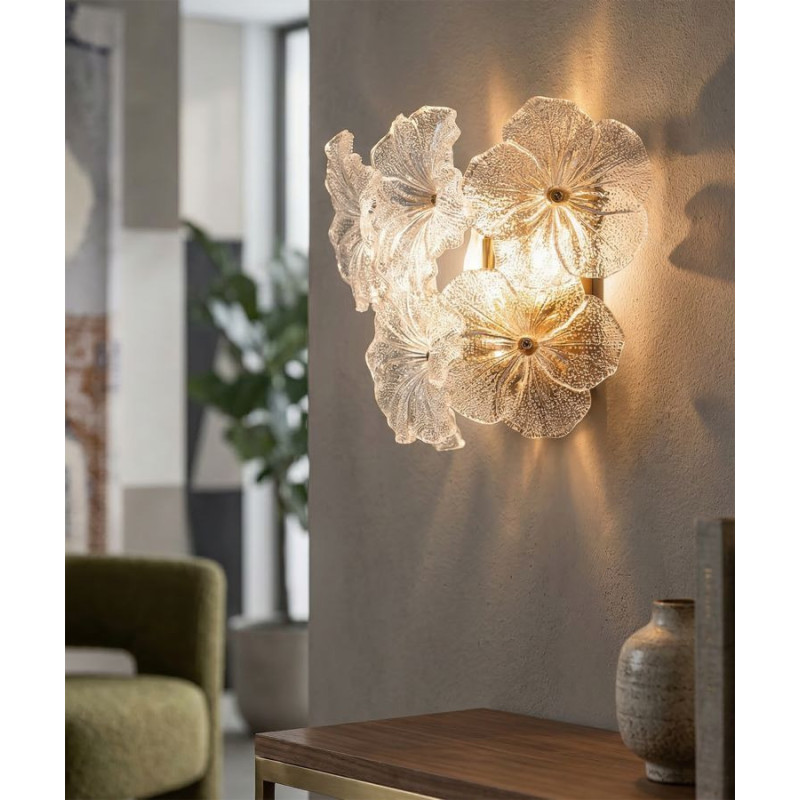 Lampadelle A Da Muro Ibiscus cm 33x17x28