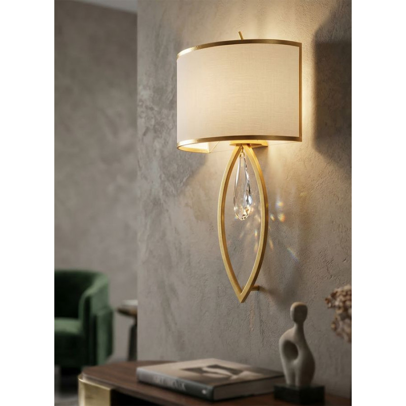 Lampadelle A Da Muro Vienna cm 26x15x50