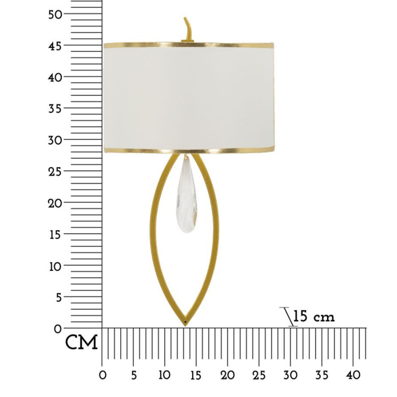 Lampadelle A Da Muro Vienna cm 26x15x50