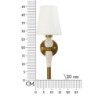 Lampadelle A Da Muro Budapest cm 16x20x46