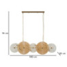 Lampadelle Ario Osaka cm 100x23x28-94