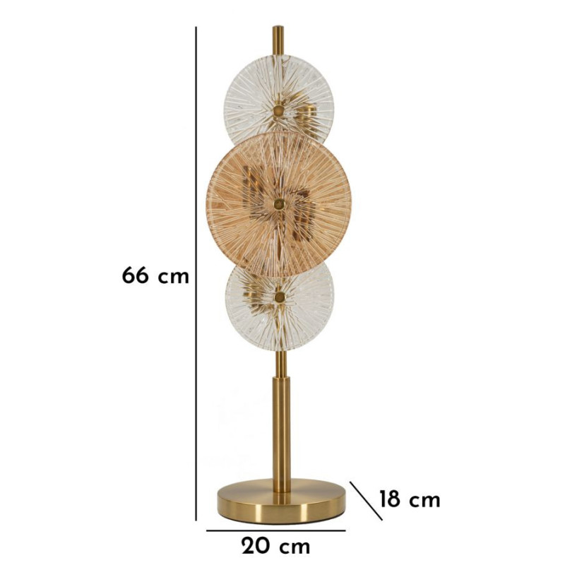 Lampadelle A Da Tavolo Osaka cm 20x18x66