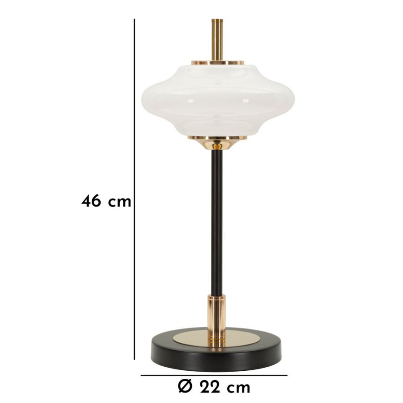 Lampadelle A Da Tavolo Vintage cm ø 22x46