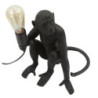 Lampadelle A Da Tavolo Monkey Seduta Nero cm 33x33x32