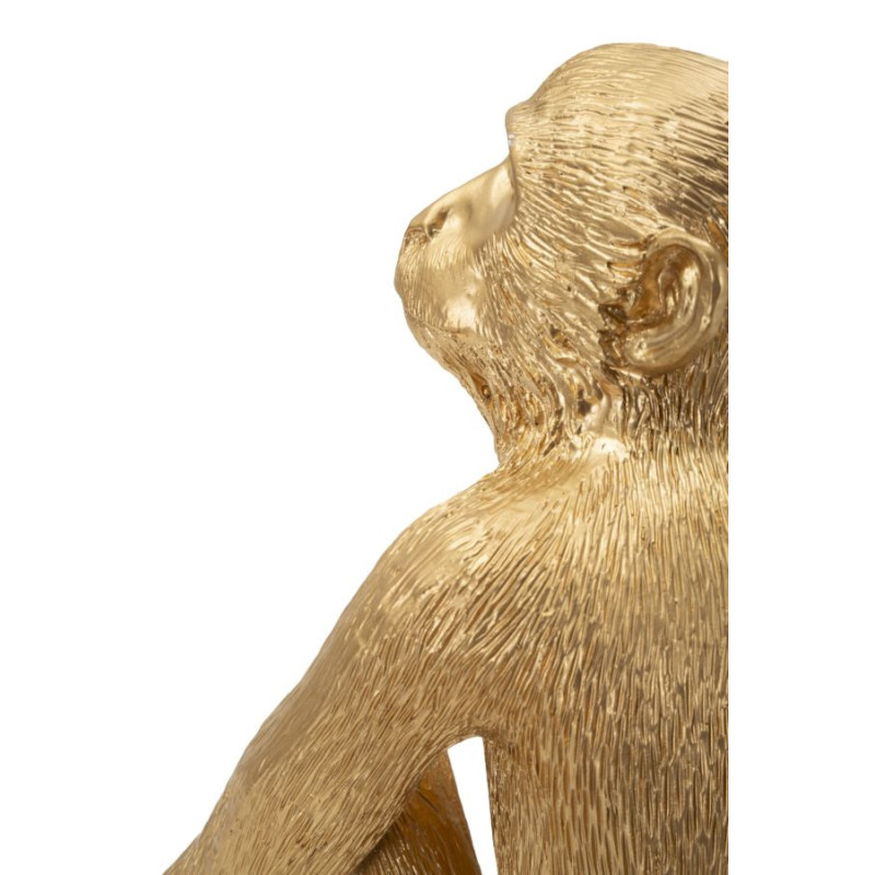 Lampadelle A Da Tavolo Monkey Seduta Oro cm 33x33x32