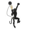 Lampadelle A Da Muro Monkey Nera cm 32x32x64