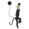 Lampadelle A Da Muro Monkey Nera cm 32x32x64