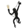 Lampadelle A Da Muro Monkey Nera cm 32x32x64
