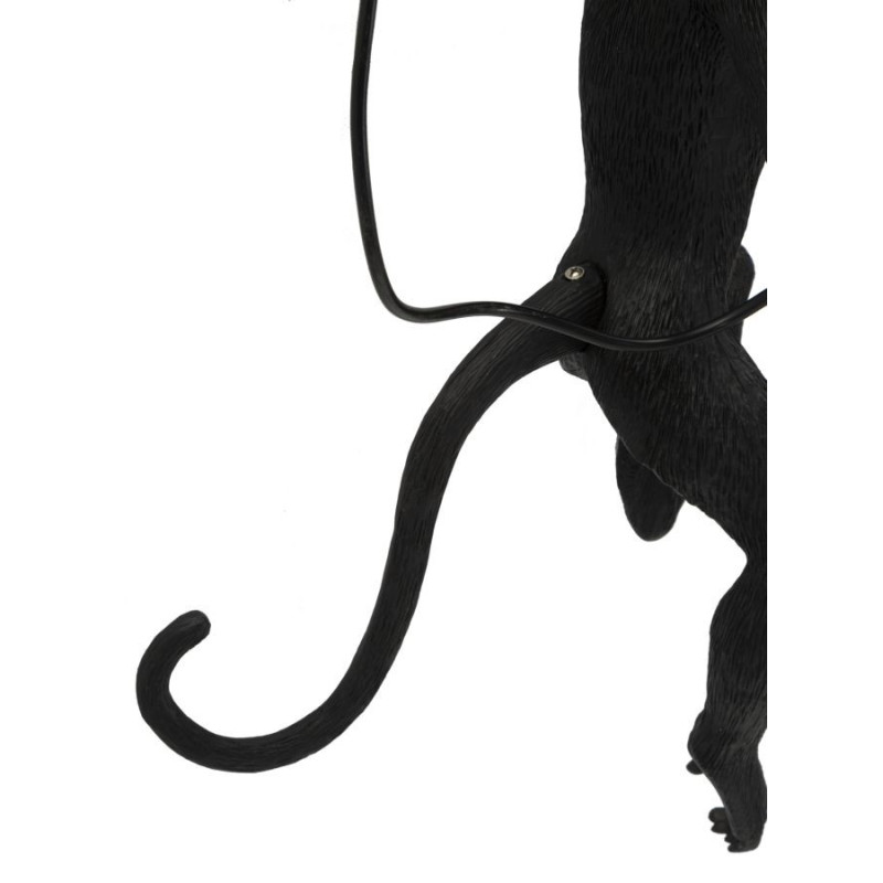 Lampadelle A Da Muro Monkey Nera cm 32x32x64