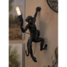 Lampadelle A Da Muro Monkey Nera cm 32x32x64