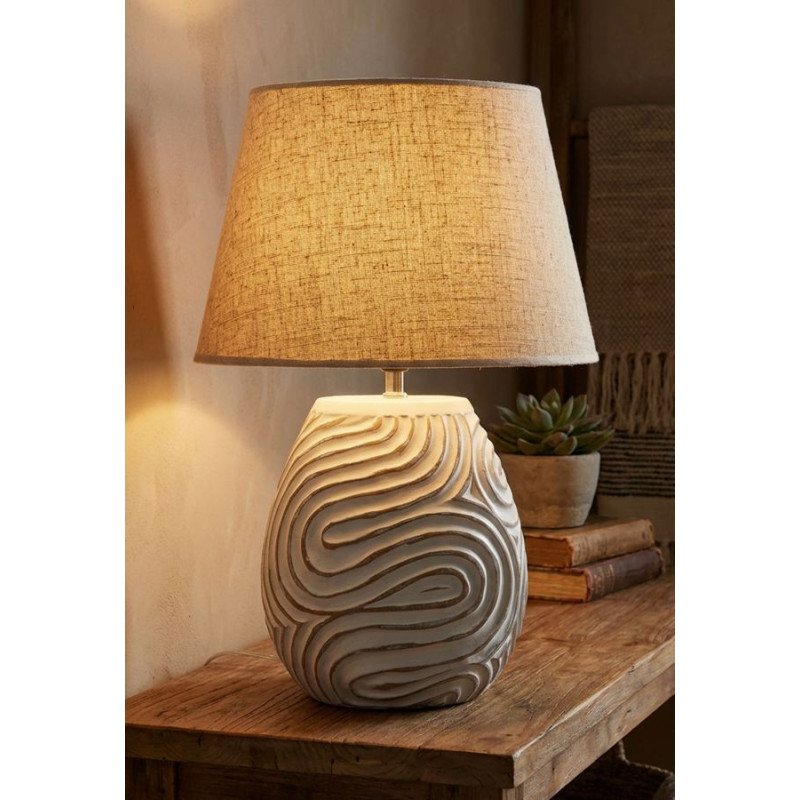 Lampadelle A Da Tavolo Resina Oblix cm ø 35x55