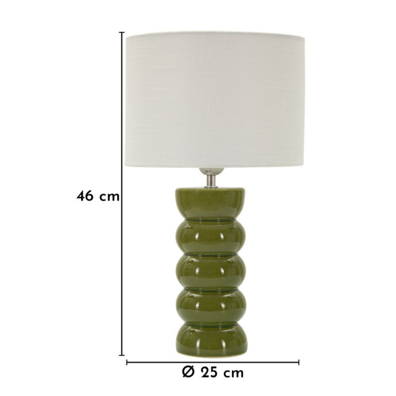 Lampadelle A Da Tavolo Torr Verde cm ø 25x46