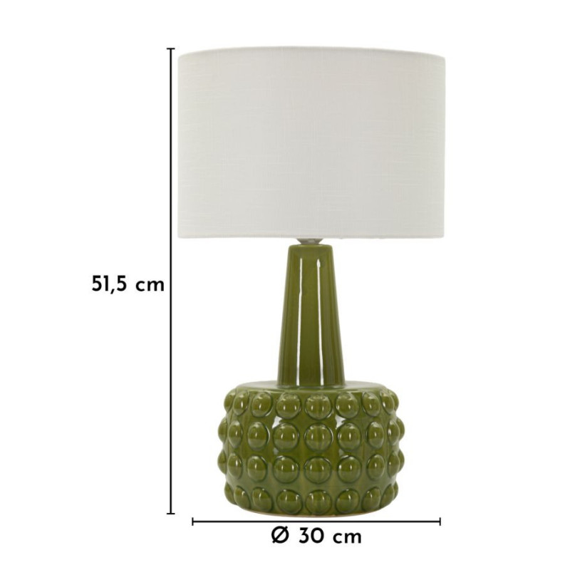 Lampadelle A Da Tavolo Gress Verde cm ø 30x51,5