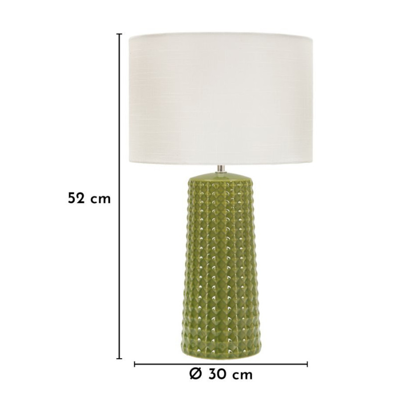 Lampadelle A Da Tavolo Gliss Verde cm ø 30x52