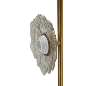 Zoom Lampadelle Ario Emily Verticale Vetro Grigio cm 15x16x110