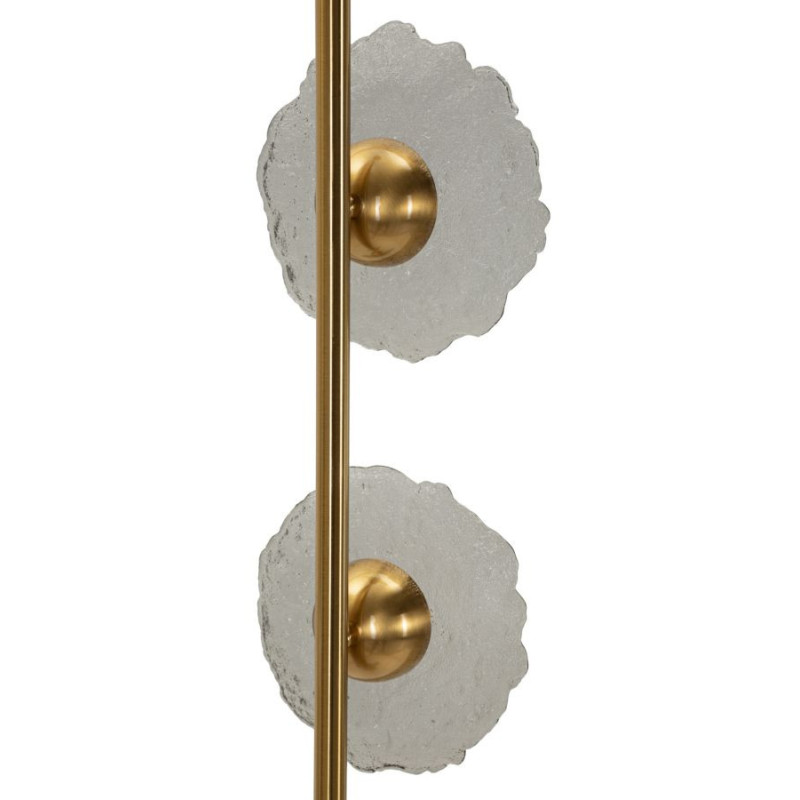 Lampadelle Ario Emily Verticale Vetro Grigio cm 15x16x110