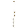 Lampadelle Ario Emily Verticale Vetro Trasparente cm 15x16x110