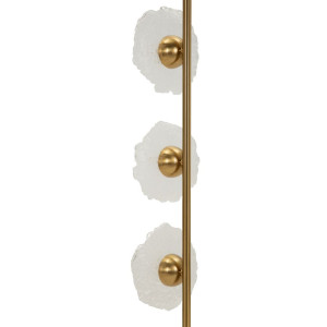 Zoom Lampadelle Ario Emily Verticale Vetro Trasparente cm 15x16x110