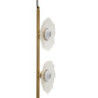 Lampadelle Ario Emily Verticale Vetro Trasparente cm 15x16x110