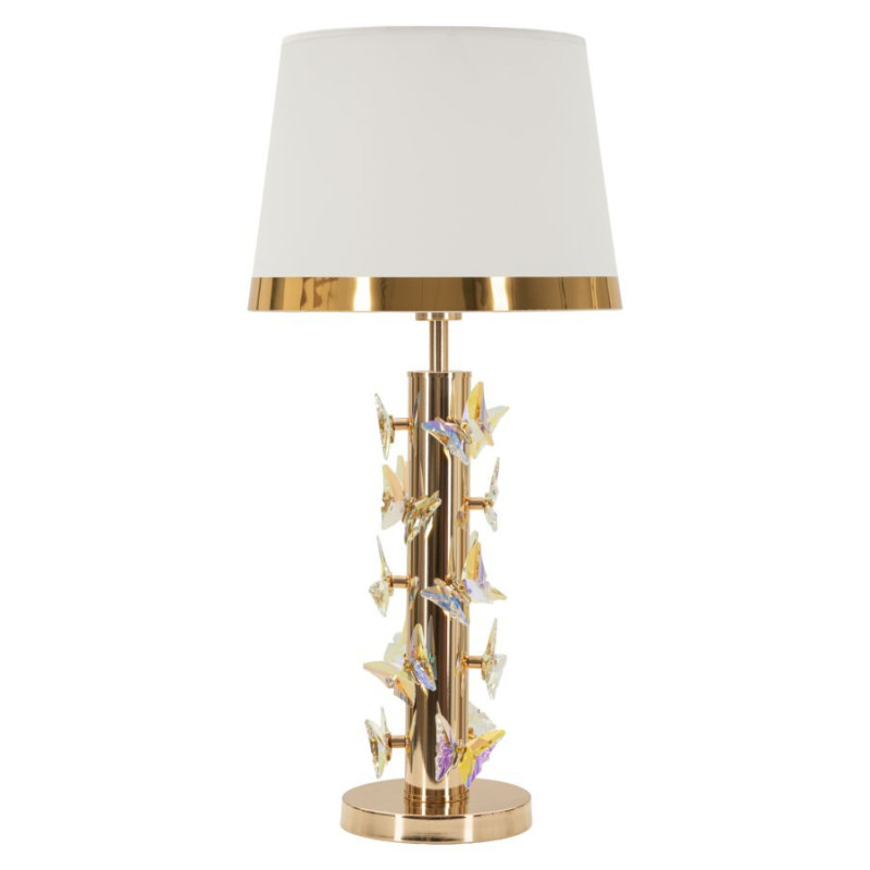 Lampadelle A Da Tavolo Gold Butterfly cm ø 35x74
