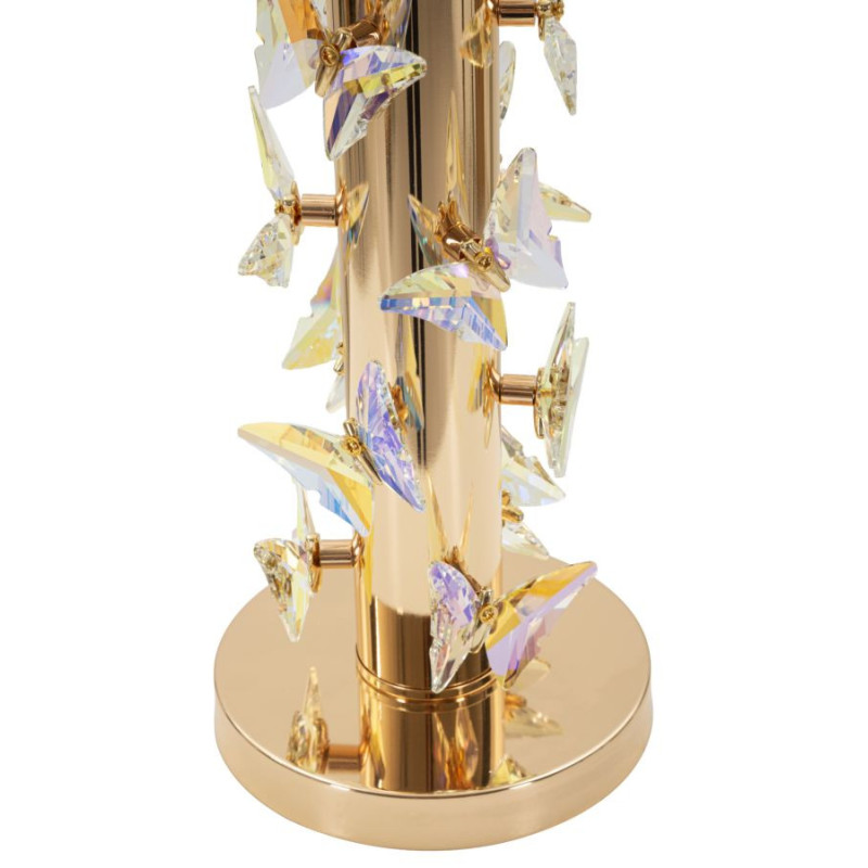 Lampadelle A Da Tavolo Gold Butterfly cm ø 35x74