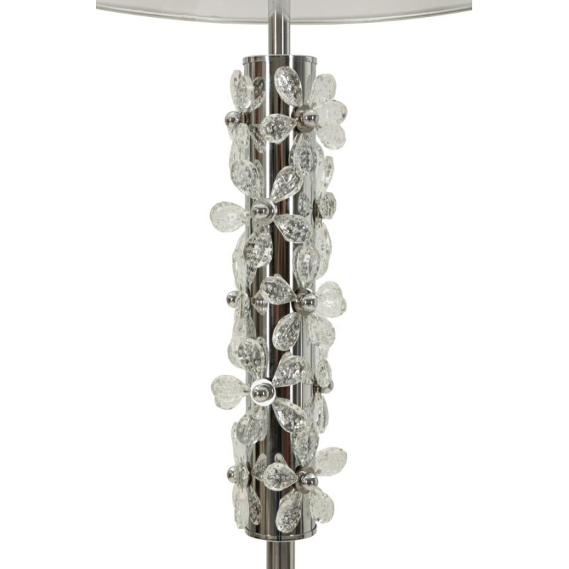Lampadelle A Da Terra Silver Flower cm ø 45x157