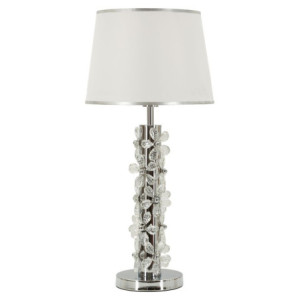 Lampadelle A Da Tavolo Silver Flower cm ø 35x74