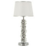 Lampadelle A Da Tavolo Silver Flower cm ø 35x74