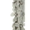 Lampadelle A Da Tavolo Silver Flower cm ø 35x74