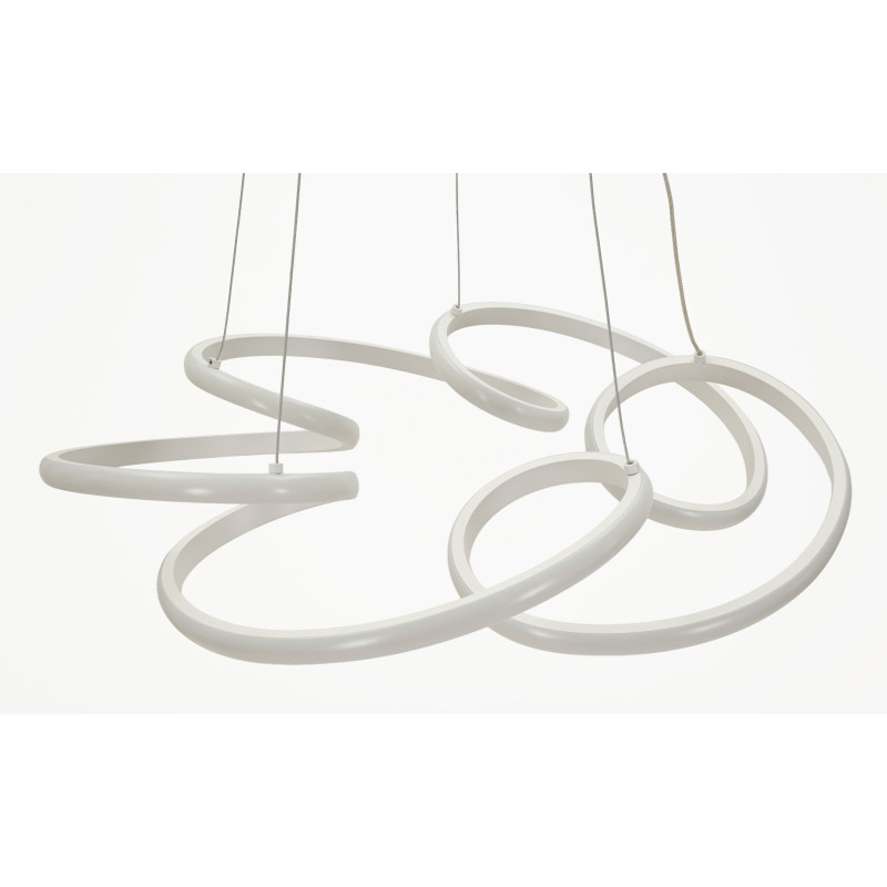 Lampadelle Ario Led Glovy Bianco cm ø 55x120 (luce Con 3 Temperature Di Colore)