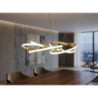Lampadelle Ario Led Glovy Gold cm ø 55x120 (luce Con 3 Temperature Di Colore)