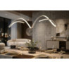 Lampadelle Ario Led Uter Bianco cm 80x20x120 (luce Con 3 Temperature Di Colore)