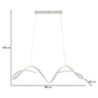 Lampadelle Ario Led Uter Bianco cm 80x20x120 (luce Con 3 Temperature Di Colore)
