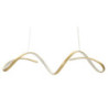 Lampadelle Ario Led Uter Oro cm 80x20x120 (luce Con 3 Temperature Di Colore)