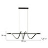 Lampadelle Ario Led Spiral cm 101x25x30-150 (luce Con 3 Temperature Di Colore)