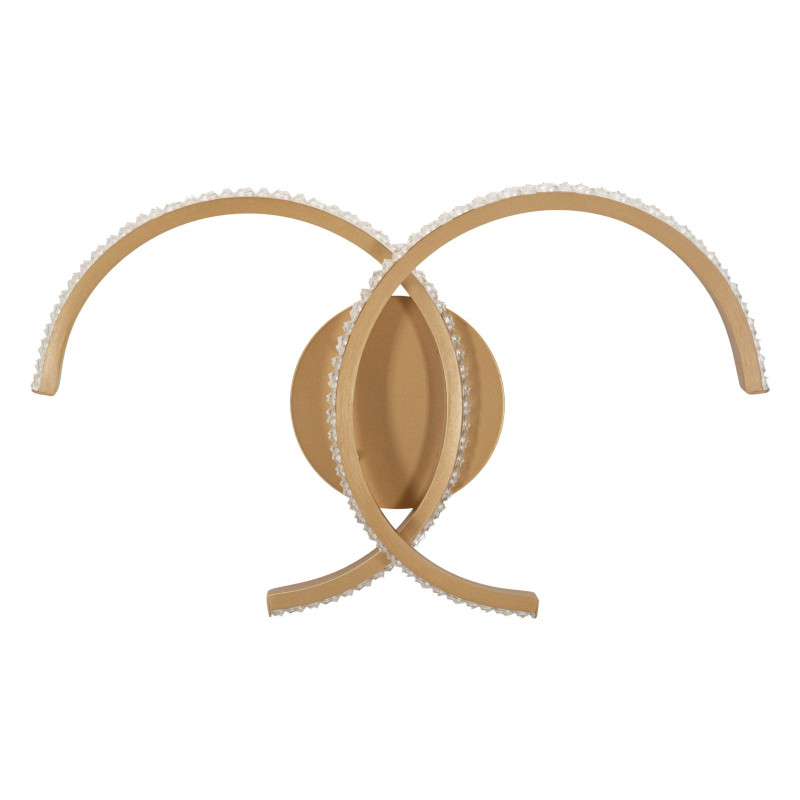 Lampadelle A Da Muro Led Double C cm 41x8,5x24 (luce Con 3 Temperature Di Colore)