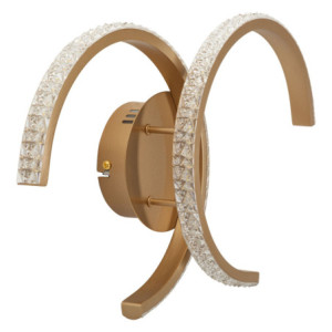 Zoom Lampadelle A Da Muro Led Double C cm 41x8,5x24 (luce Con 3 Temperature Di Colore)