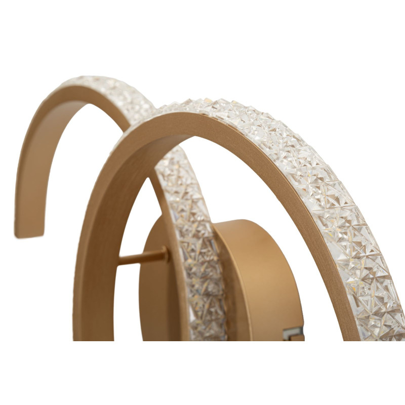Lampadelle A Da Muro Led Double C cm 41x8,5x24 (luce Con 3 Temperature Di Colore)