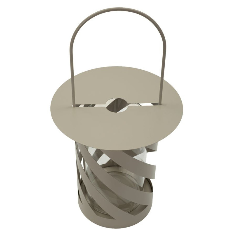 Lanterna Saturno Tortora Twist cm ø 23x43