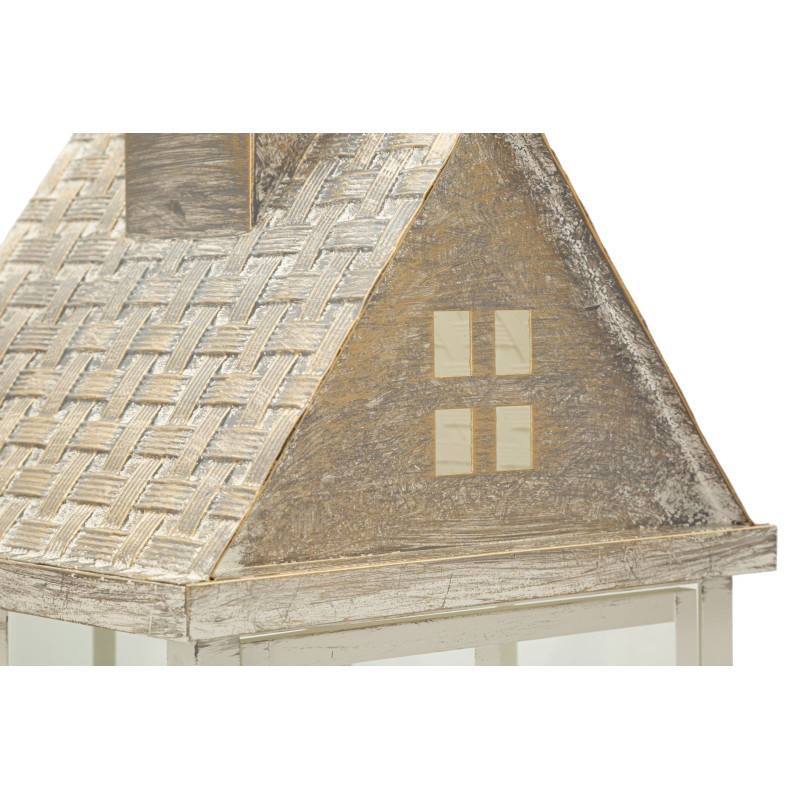 Lanterne Home Coppia cm 24,5x24,5x55-17x17x37,5(vetro Temperato)