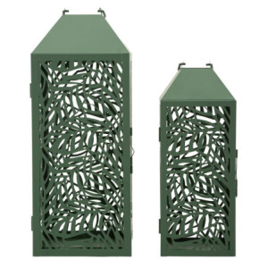Zoom Lanterne Carving Coppia cm 17,8x17,8x44-13,8x13,8x34