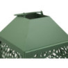 Lanterne Carving Coppia cm 17,8x17,8x44-13,8x13,8x34