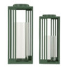 Lanterne Linee Coppia cm 18,3x18,3x43,5-15x15x36,5 (vetro Temperato)
