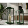 Lanterne Linee Coppia cm 18,3x18,3x43,5-15x15x36,5 (vetro Temperato)